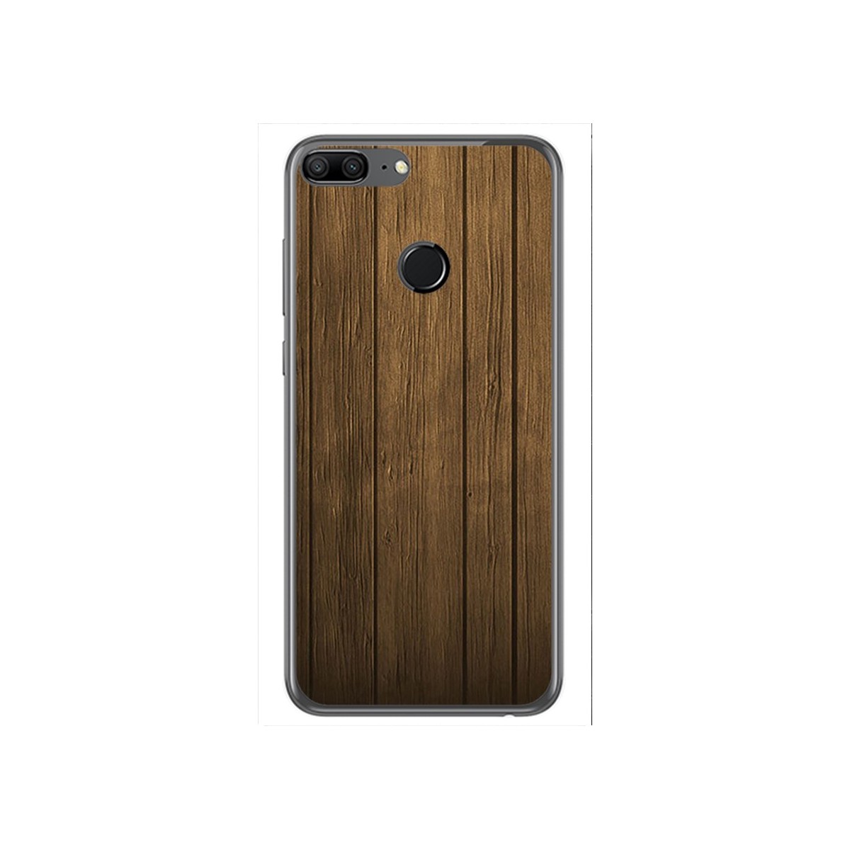 Funda Gel Tpu para Huawei Honor 9 Lite Diseño Madera Dibujos