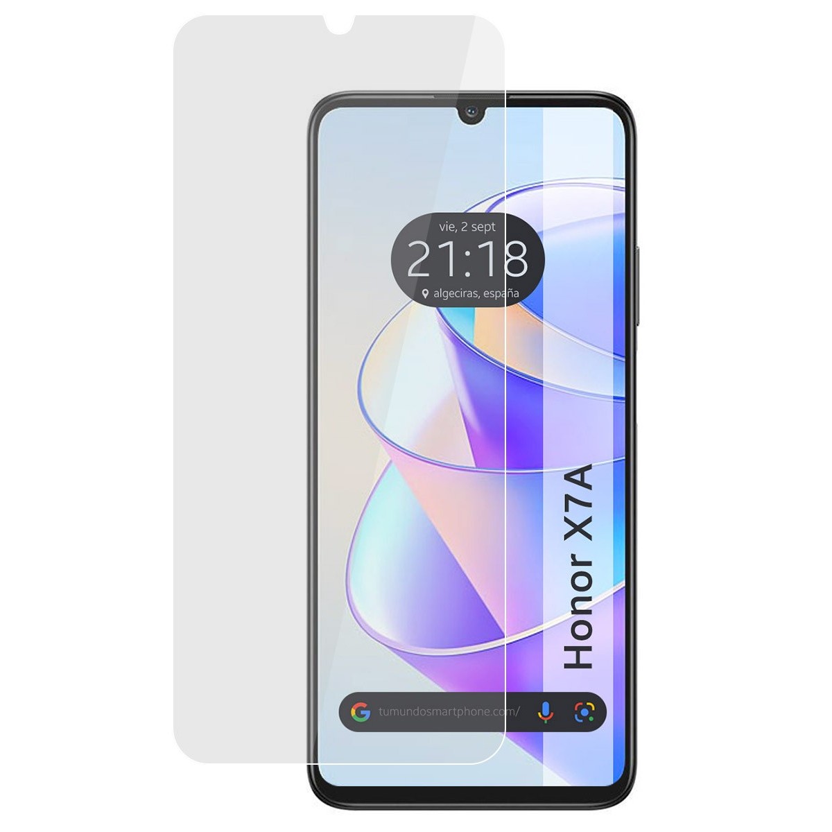 Protector Cristal Templado para Huawei Honor X7a Vidrio