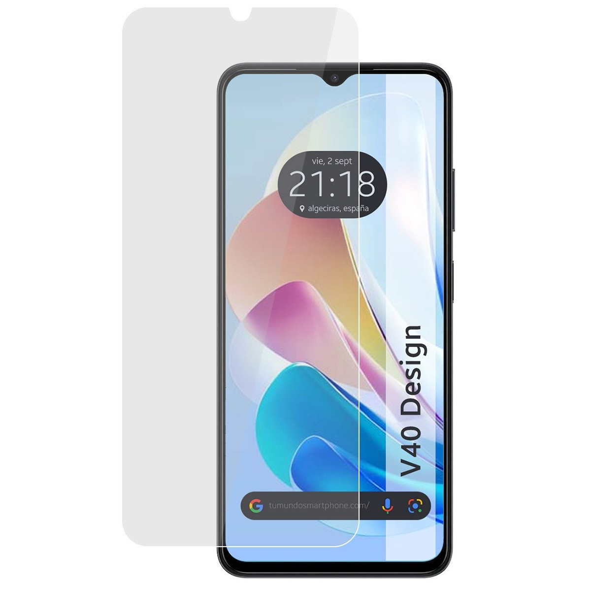 Protector Cristal Templado para ZTE Blade V40 Design Vidrio