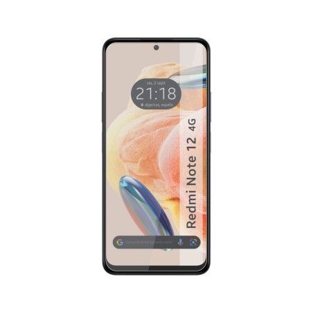 Protector Cristal Templado compatible con Xiaomi Redmi Note 12 4G Vidrio
