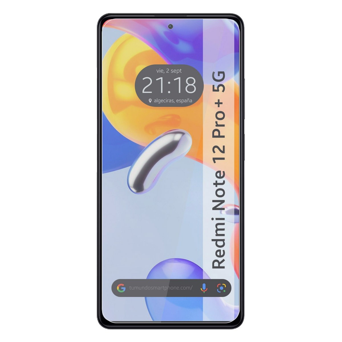 Protector Cristal Templado compatible con Xiaomi Redmi Note 12 Pro+ Plus 5G Vidrio