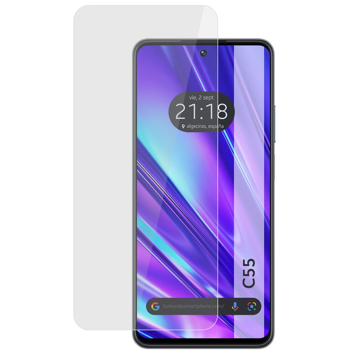 Protector Cristal Templado para Realme C55 Vidrio