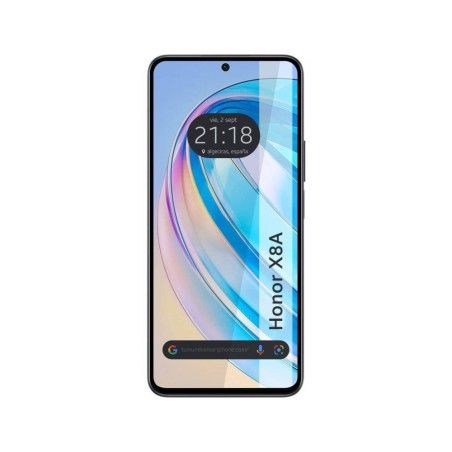 Protector Cristal Templado Completo 5D Full Glue Negro para Huawei Honor X8a Vidrio