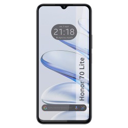 Protector Cristal Templado Completo 5D Full Glue Negro para Huawei Honor 70 Lite 5G Vidrio 2