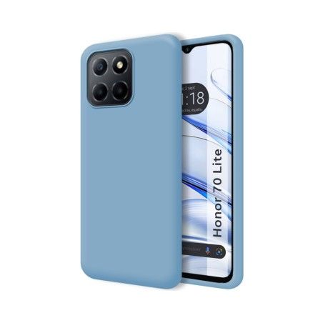 Funda Silicona Líquida Ultra Suave para Huawei Honor 70 Lite 5G color Azul