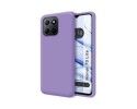 Funda Silicona Líquida Ultra Suave para Huawei Honor 70 Lite 5G color Morada