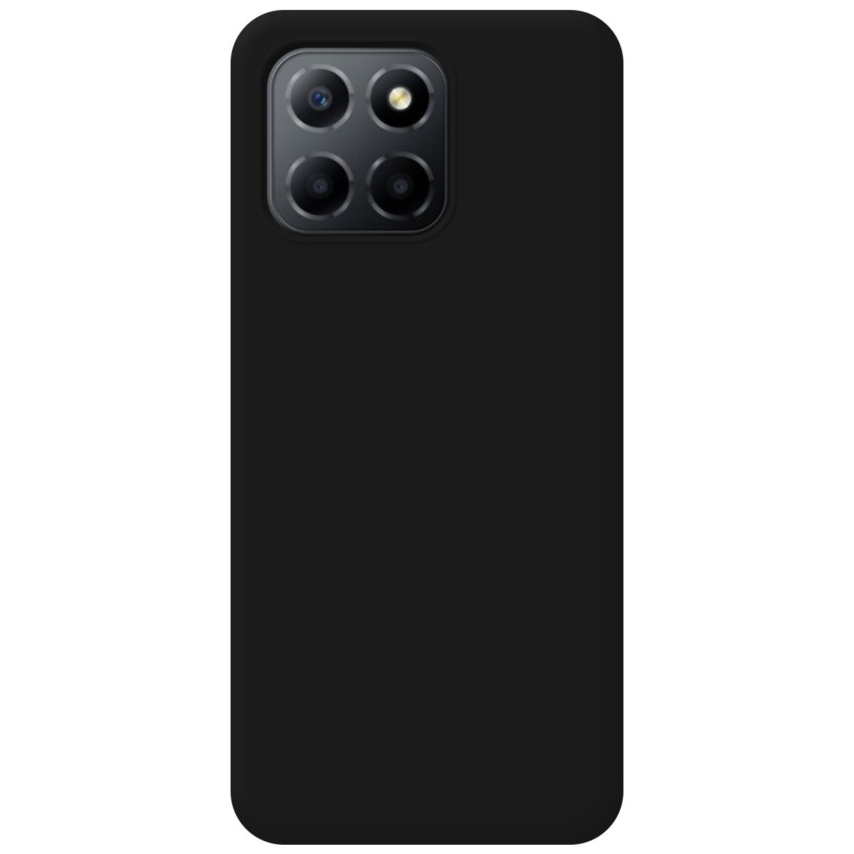 Funda Silicona Líquida Ultra Suave para Huawei Honor 70 Lite 5G color Negra