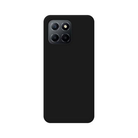 Funda Silicona Líquida Ultra Suave para Huawei Honor 70 Lite 5G color Negra