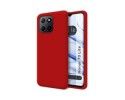 Funda Silicona Líquida Ultra Suave para Huawei Honor 70 Lite 5G color Roja