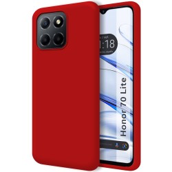 Funda Silicona Líquida Ultra Suave para Huawei Honor 70 Lite 5G color Roja