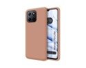 Funda Silicona Líquida Ultra Suave para Huawei Honor 70 Lite 5G color Rosa