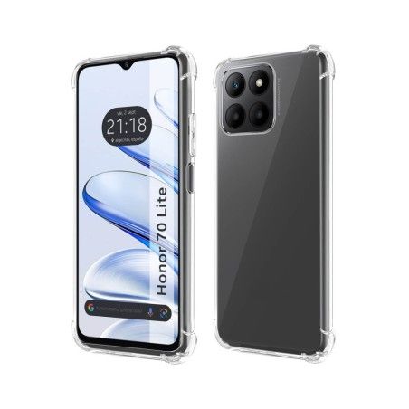 Funda Silicona Antigolpes Transparente para Huawei Honor 70 Lite 5G