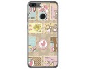 Funda Gel Tpu para Huawei Honor 9 Lite Diseño Sellos Dibujos