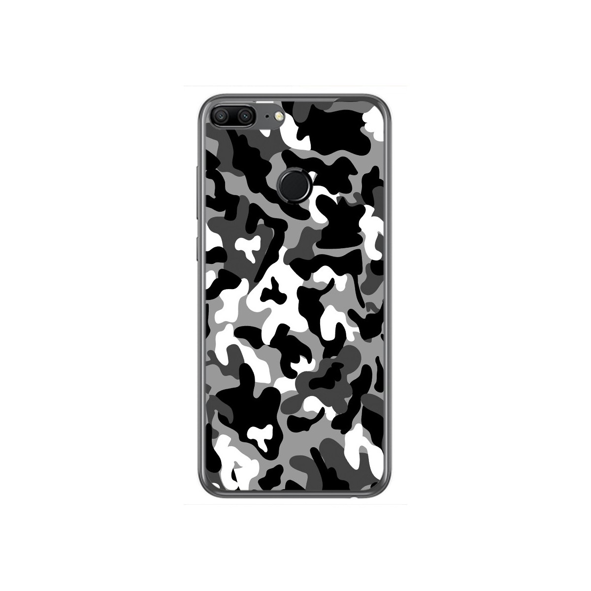 Funda Gel Tpu para Huawei Honor 9 Lite Diseño Snow Camuflaje Dibujos