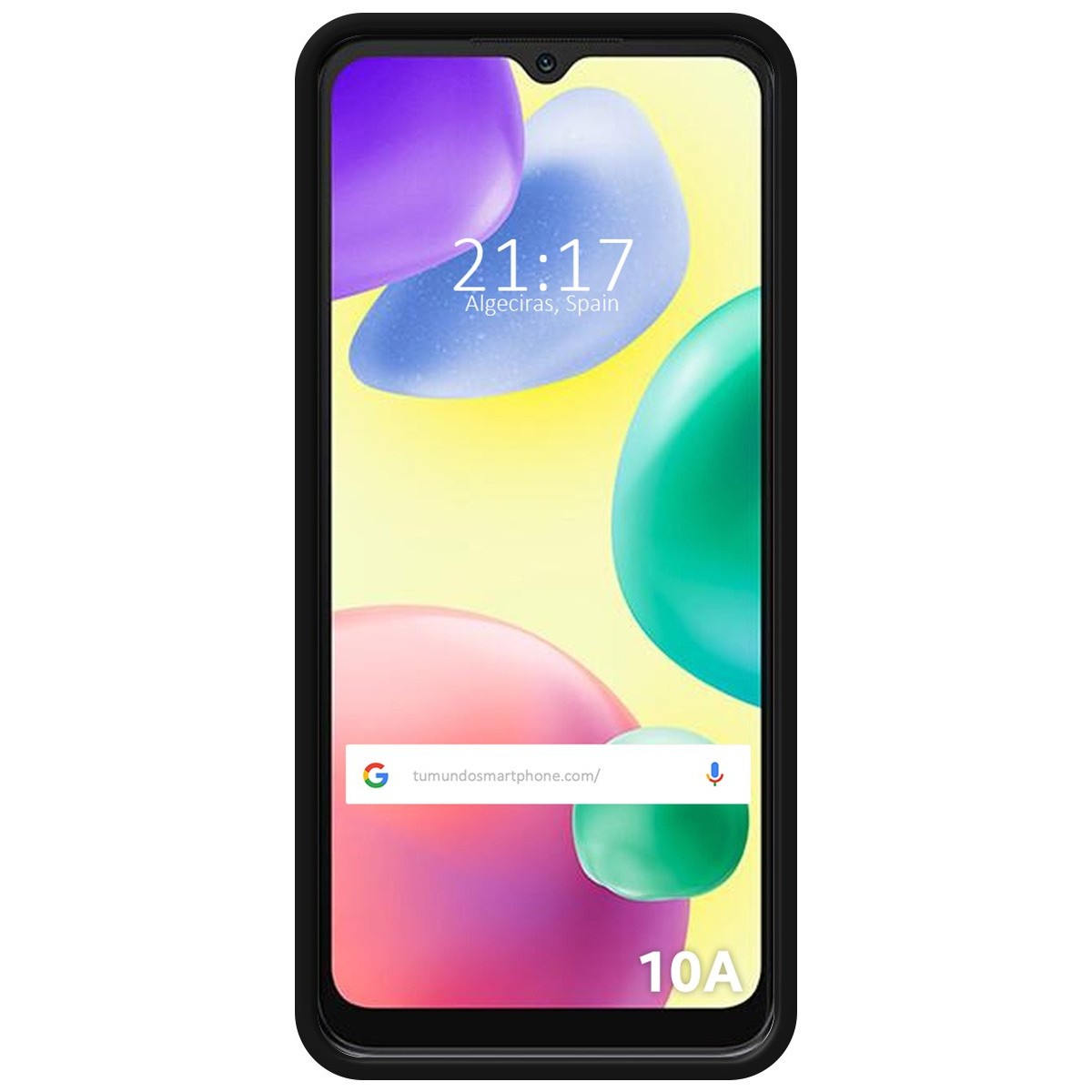 Funda Silicona Líquida Ultra Suave compatible con Xiaomi Redmi 10A color Negra