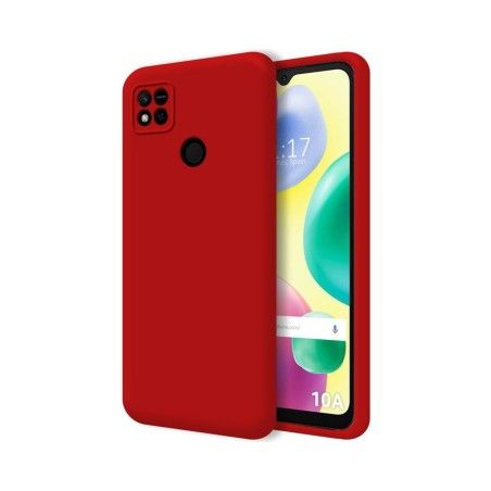 Funda Silicona Líquida Ultra Suave compatible con Xiaomi Redmi 10A color Roja
