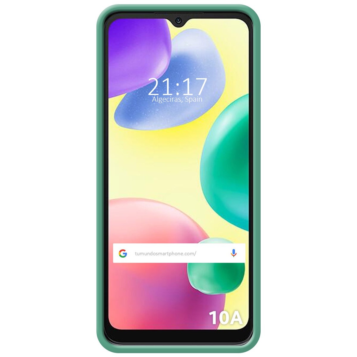 Funda Silicona Líquida Ultra Suave compatible con Xiaomi Redmi 10A color Verde