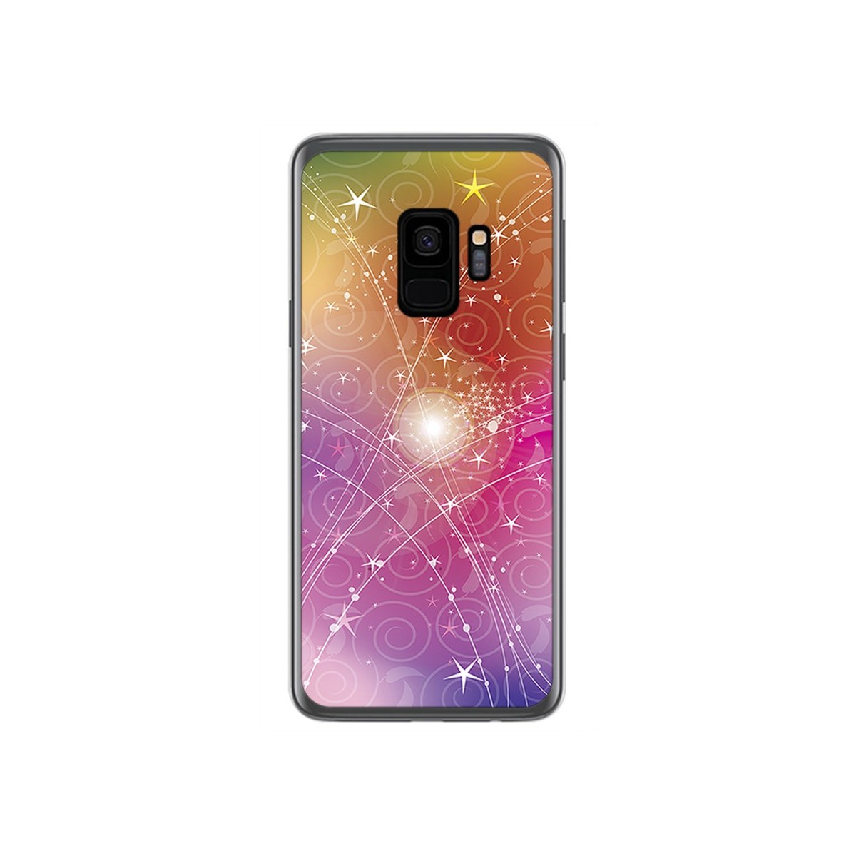 Funda Gel Tpu para Samsung Galaxy S9 Diseño Abstracto Dibujos