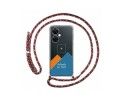 Personaliza tu Funda Colgante Transparente para Oneplus Nord CE 3 Lite 5G con Cordon Rosa / Dorado Dibujo Personalizada