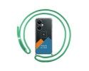 Personaliza tu Funda Colgante Transparente para Oneplus Nord CE 3 Lite 5G con Cordon Verde Agua Dibujo Personalizada