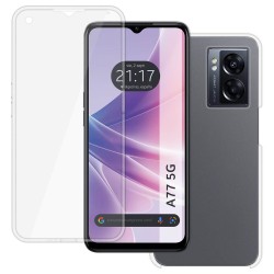 Funda Doble Transparente Pc + Tpu Full Body 360 para Oppo A77 5G 2
