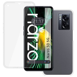 Funda Doble Transparente Pc + Tpu Full Body 360 para Realme Narzo 50 5G 2