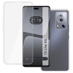 Funda Doble Transparente Pc + Tpu Full Body 360 compatible con Xiaomi 13 Lite 5G 2
