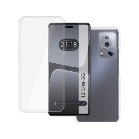 Funda Doble Transparente Pc + Tpu Full Body 360 compatible con Xiaomi 13 Lite 5G
