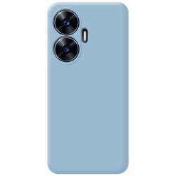 Funda Silicona Líquida Ultra Suave para Realme C55 color Azul 2