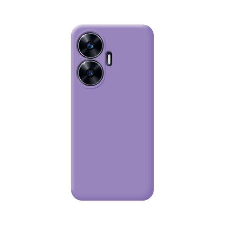Funda Silicona Líquida Ultra Suave para Realme C55 color Morada