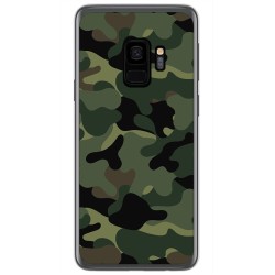 Funda Gel Tpu para Samsung Galaxy S9 Diseño Camuflaje Dibujos