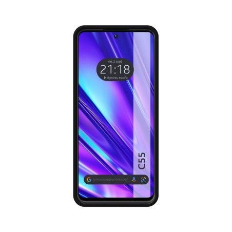 Funda Silicona Líquida Ultra Suave para Realme C55 color Negra