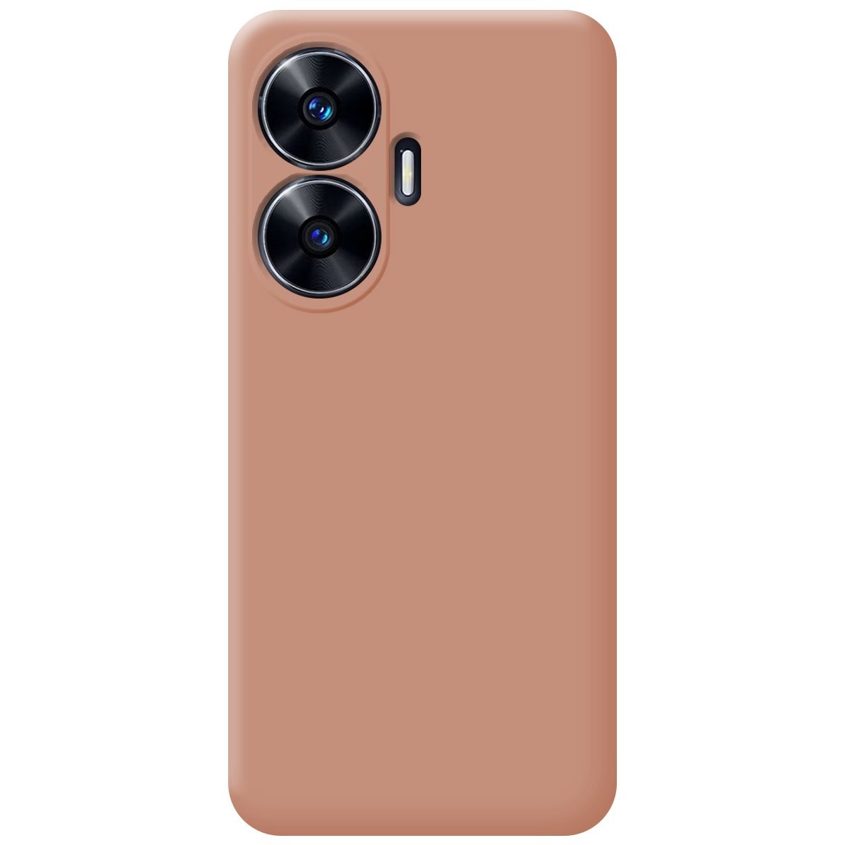 Funda Silicona Líquida Ultra Suave para Realme C55 color Rosa