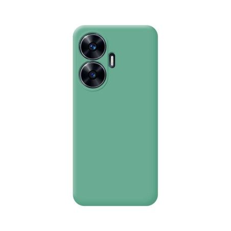 Funda Silicona Líquida Ultra Suave para Realme C55 color Verde