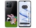Funda Silicona Transparente para Huawei Honor 70 Lite 5G diseño Conejo Dibujos