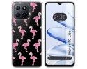 Funda Silicona Transparente para Huawei Honor 70 Lite 5G diseño Flamenco Dibujos