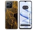 Funda Silicona Transparente para Huawei Honor 70 Lite 5G diseño Hojas Dibujos