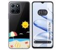 Funda Silicona Transparente para Huawei Honor 70 Lite 5G diseño Playa Dibujos