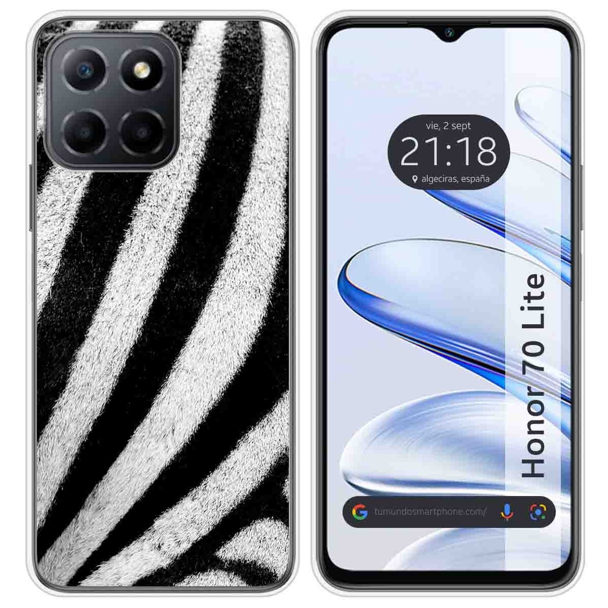 Funda Silicona para Huawei Honor 70 Lite 5G diseño Animal 02 Dibujos