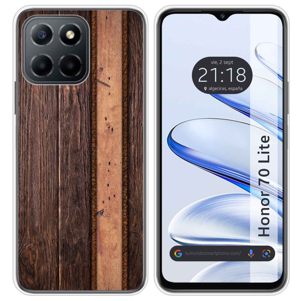 Funda Silicona para Huawei Honor 70 Lite 5G diseño Madera 05 Dibujos