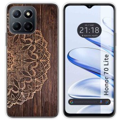 Funda Silicona para Huawei Honor 70 Lite 5G diseño Madera 06 Dibujos