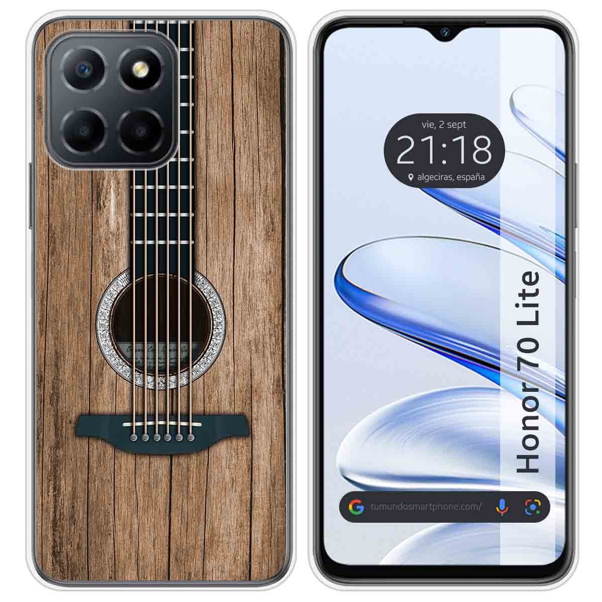 Funda Silicona para Huawei Honor 70 Lite 5G diseño Madera 11 Dibujos