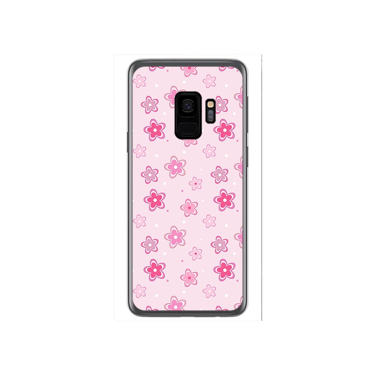 Funda Gel Tpu para Samsung Galaxy S9 Diseño Flores Dibujos