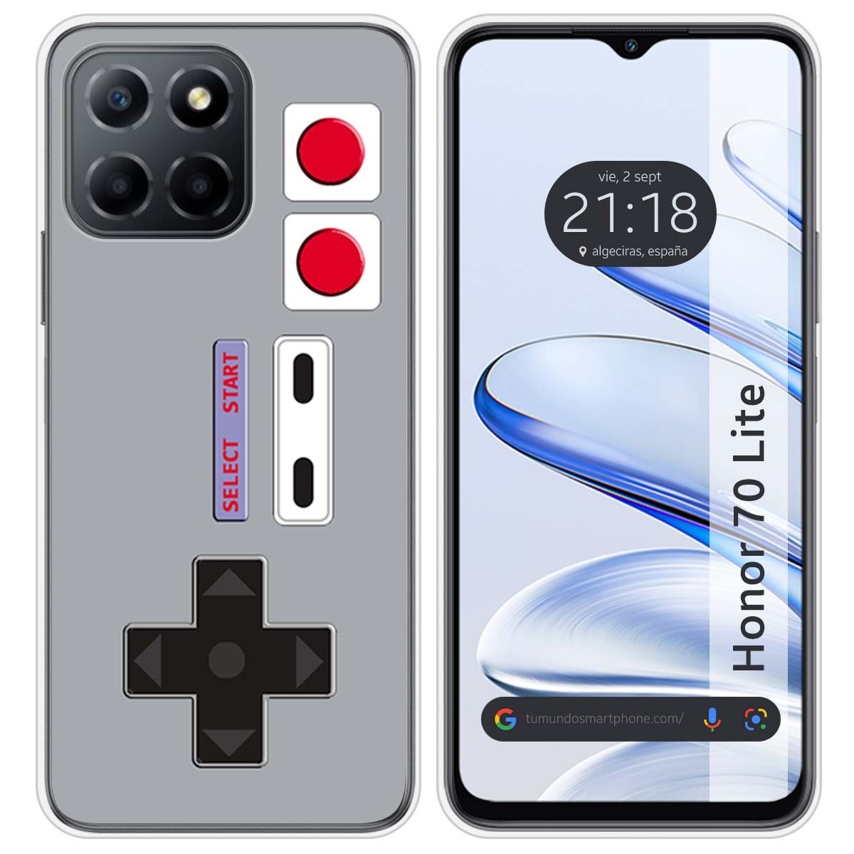 Funda Silicona para Huawei Honor 70 Lite 5G diseño Consola Dibujos