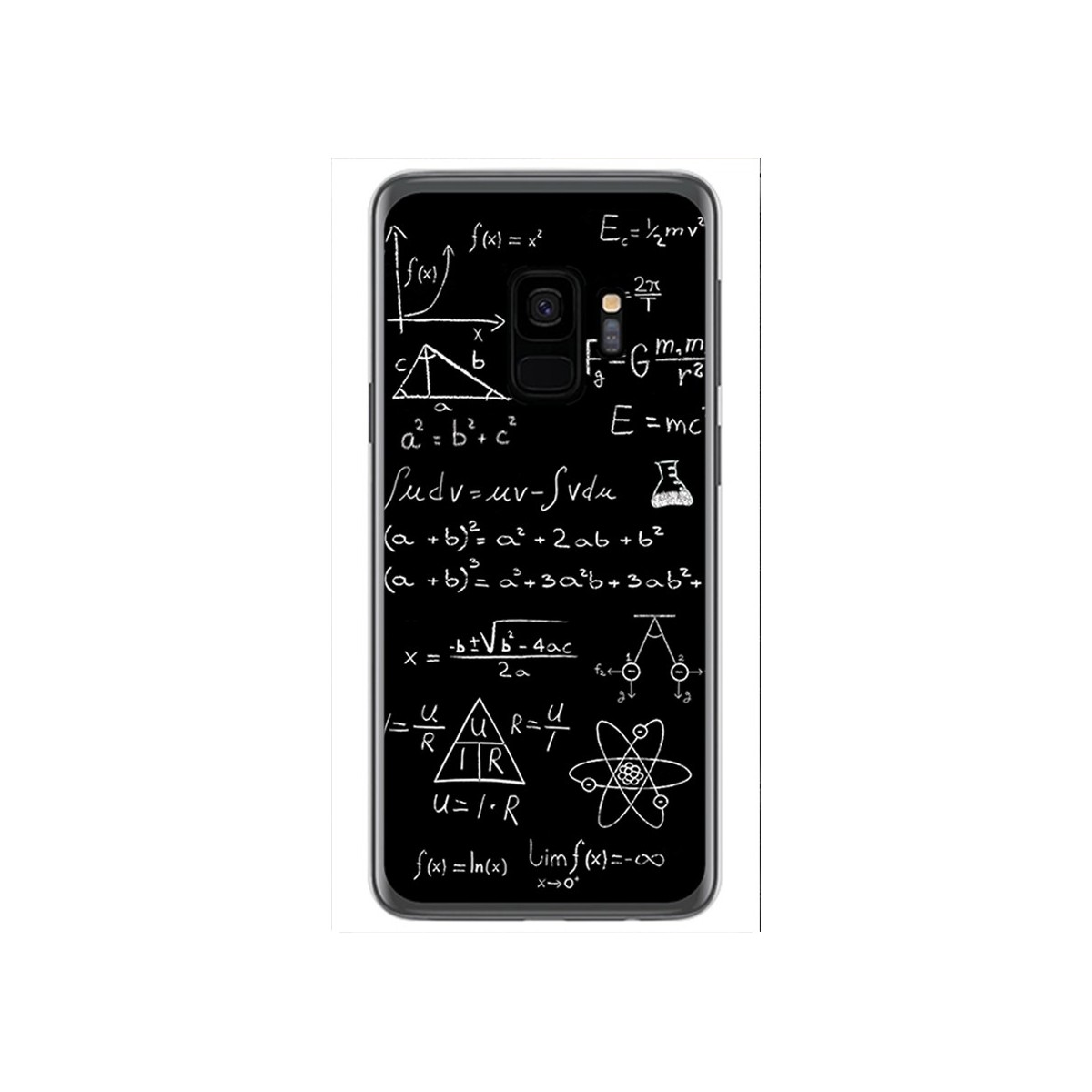 Funda Gel Tpu para Samsung Galaxy S9 Diseño Formulas Dibujos