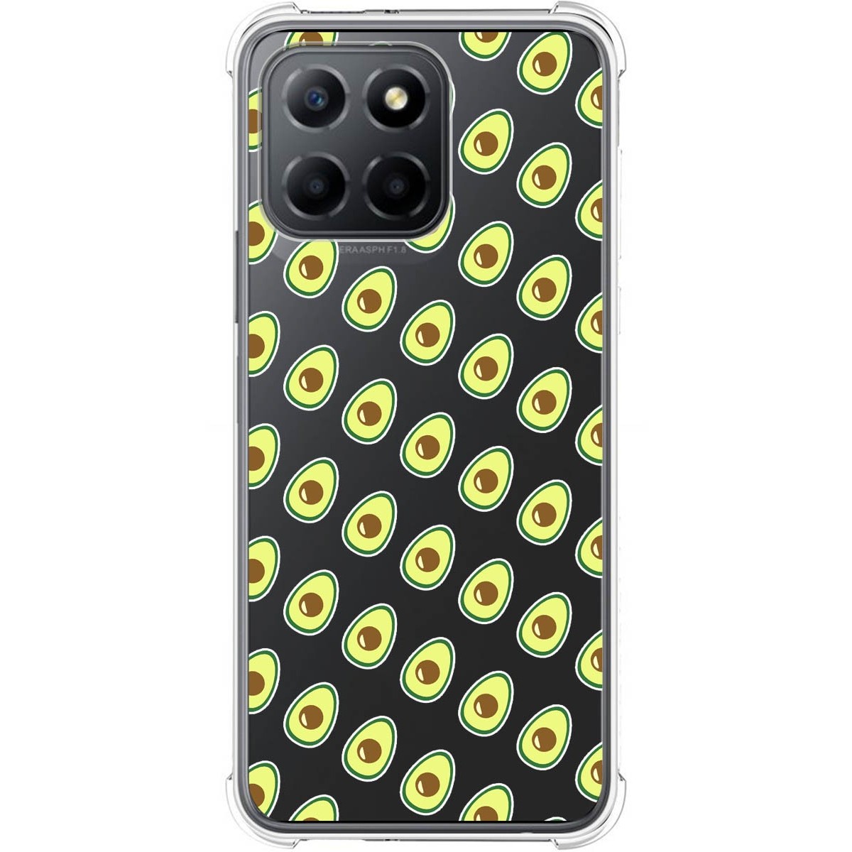Funda Silicona Antigolpes para Huawei Honor 70 Lite 5G diseño Aguacate Dibujos