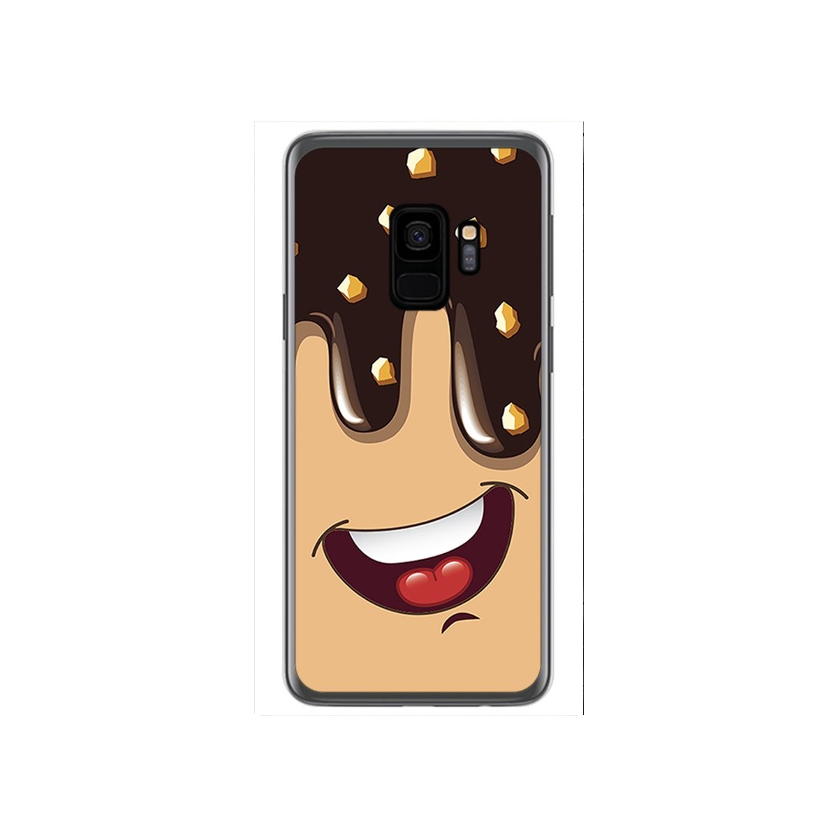 Funda Gel Tpu para Samsung Galaxy S9 Diseño Helado Chocolate Dibujos
