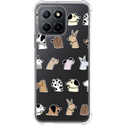 Funda Silicona Antigolpes para Huawei Honor 70 Lite 5G diseño Perros Dibujos