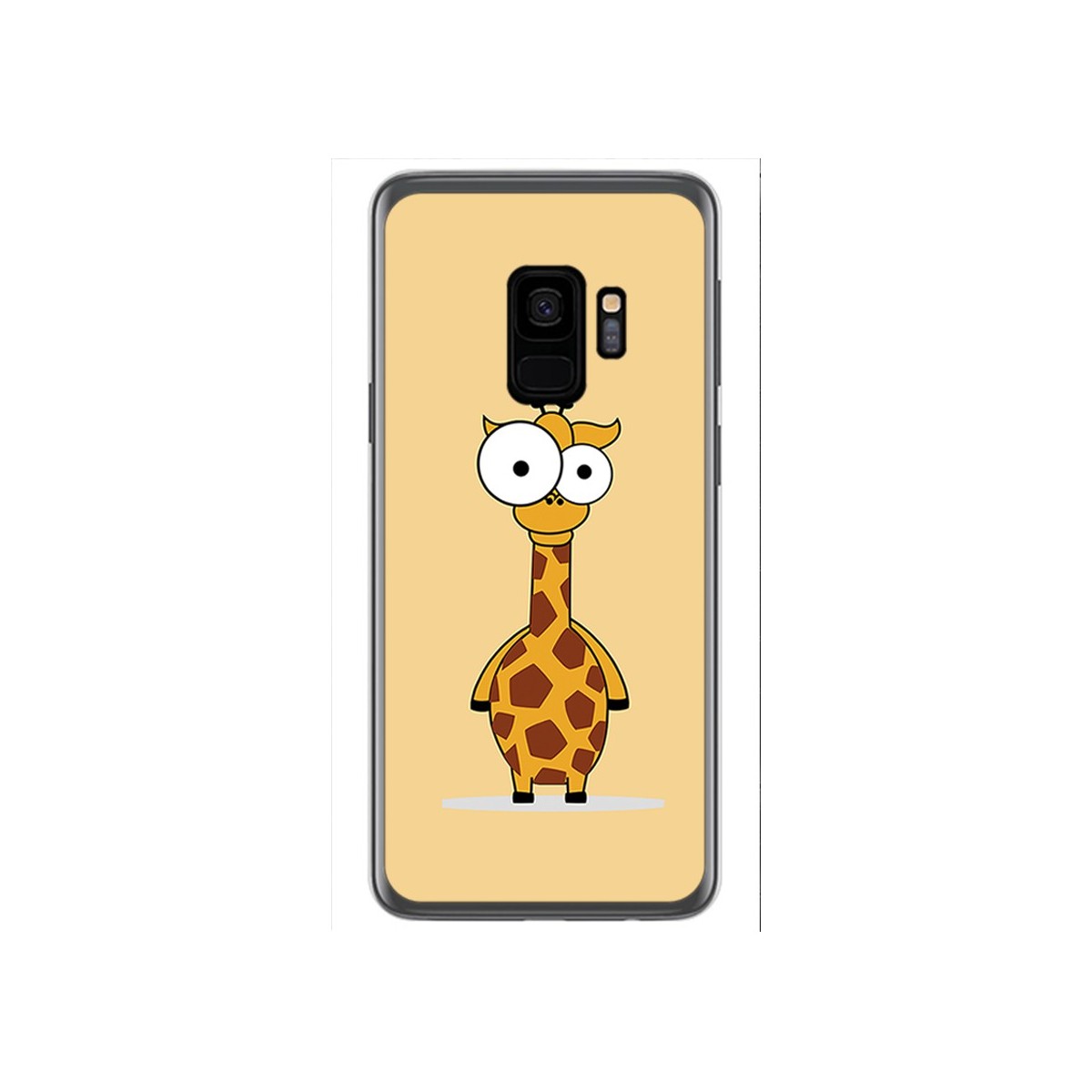 Funda Gel Tpu para Samsung Galaxy S9 Diseño Jirafa Dibujos