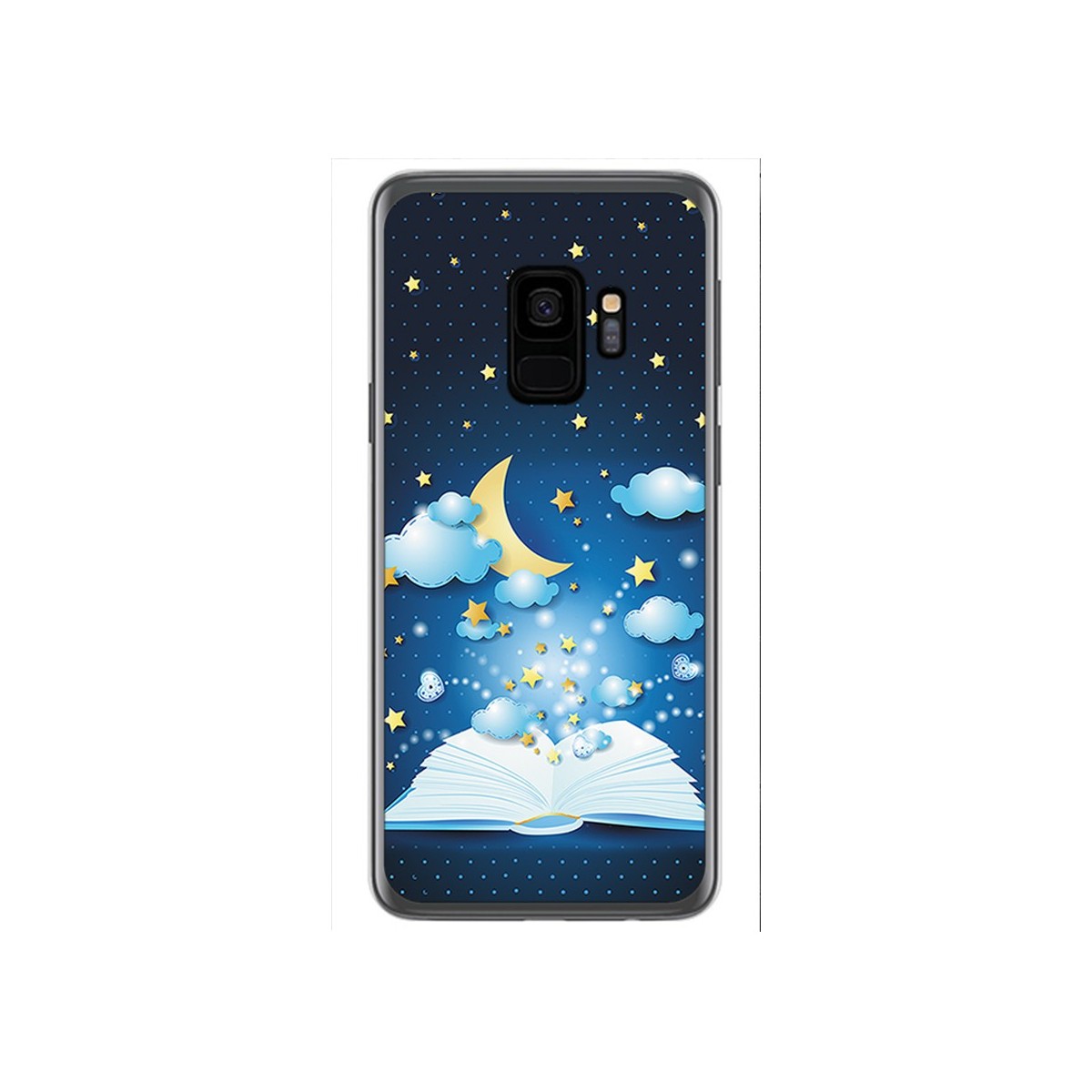 Funda Gel Tpu para Samsung Galaxy S9 Diseño Libro Cuentos Dibujos